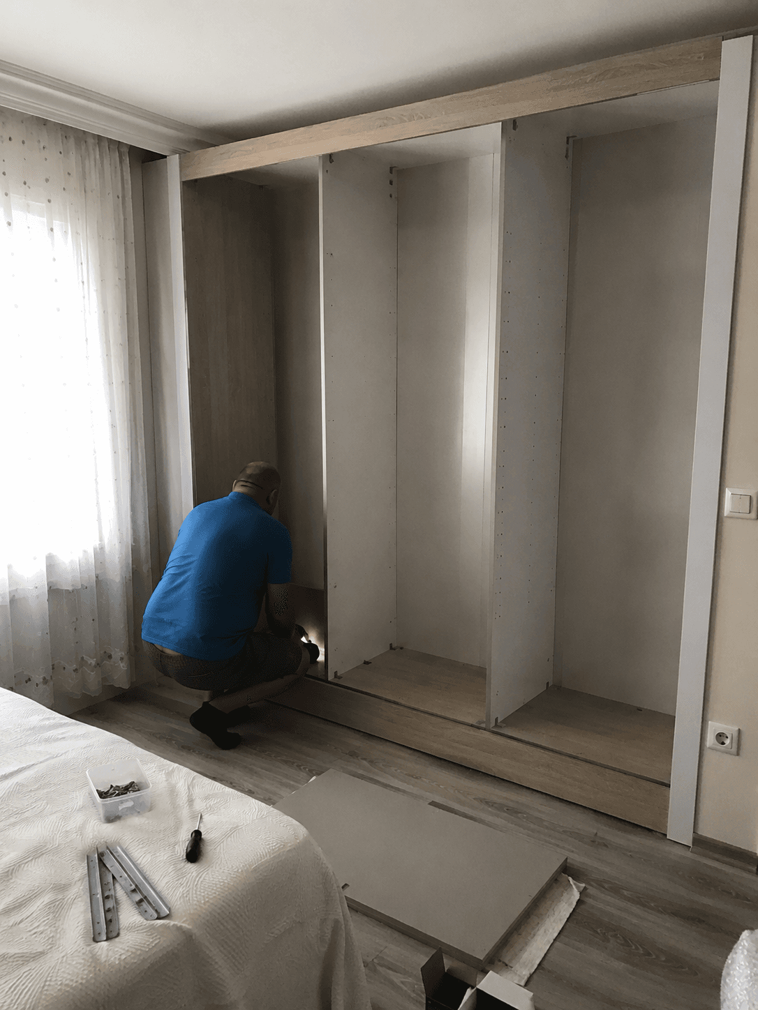 Mersin dolap kurulum - gardırop iskelet kurulumu