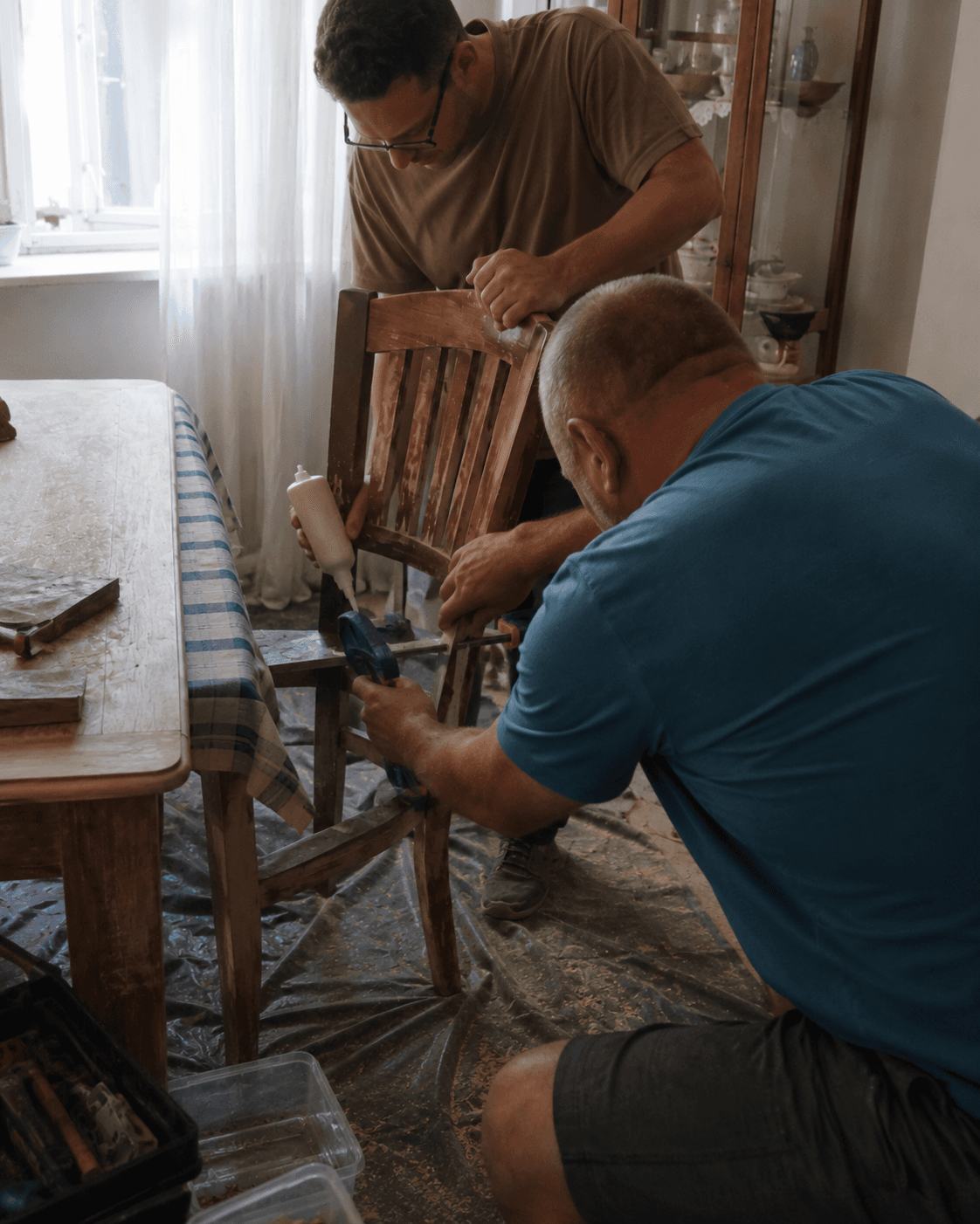 Mersin masa sandalye tamiri - bağlantı sağlamlaştırma