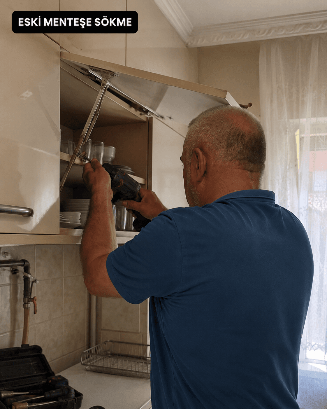Mersin menteşe değişimi - kapak hazırlığı