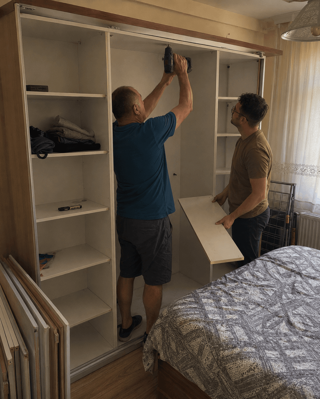 Mersin mobilya montaj ve demontaj - üst panel montajı